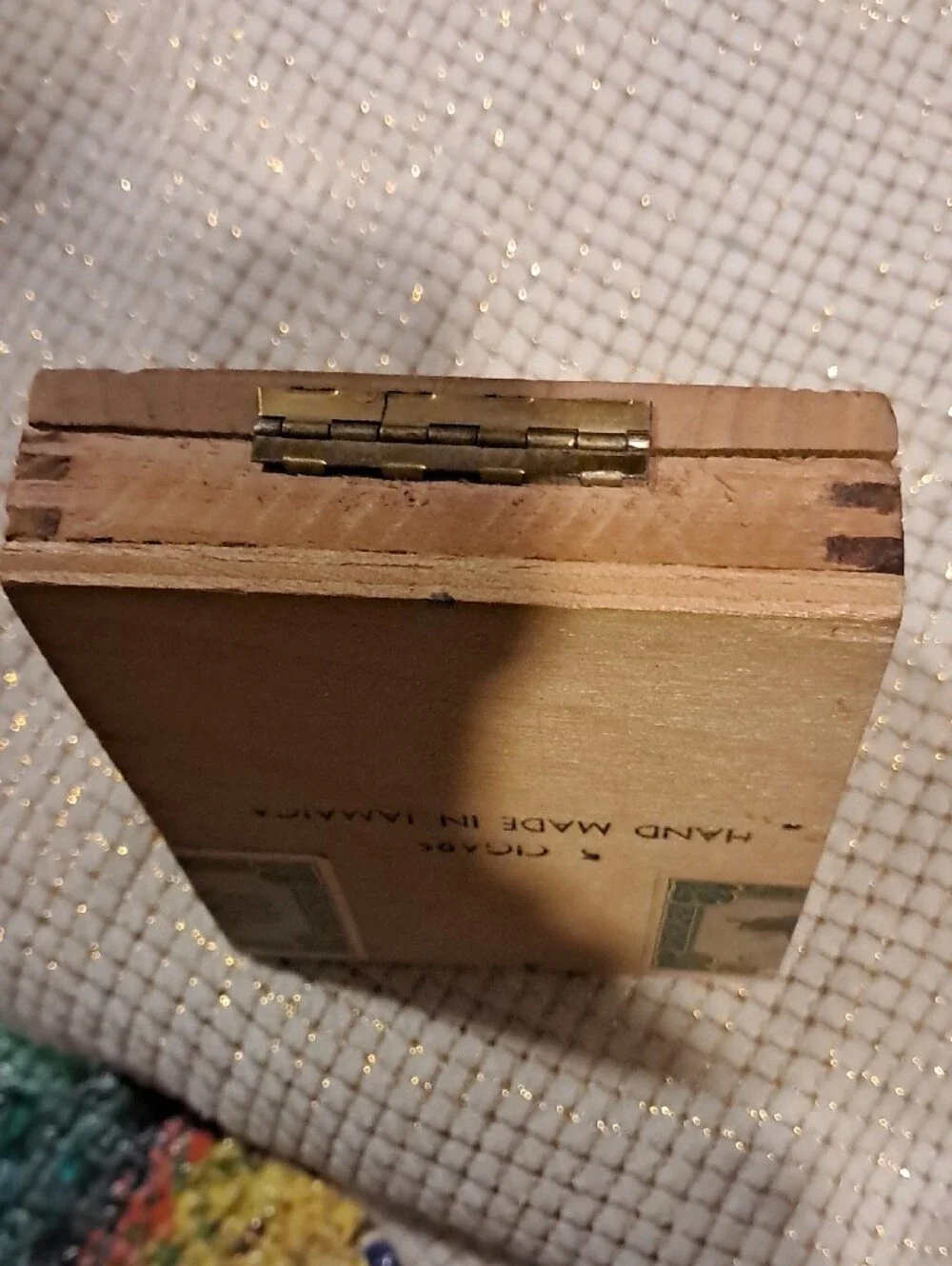 Wooden Cigar Box - Brown